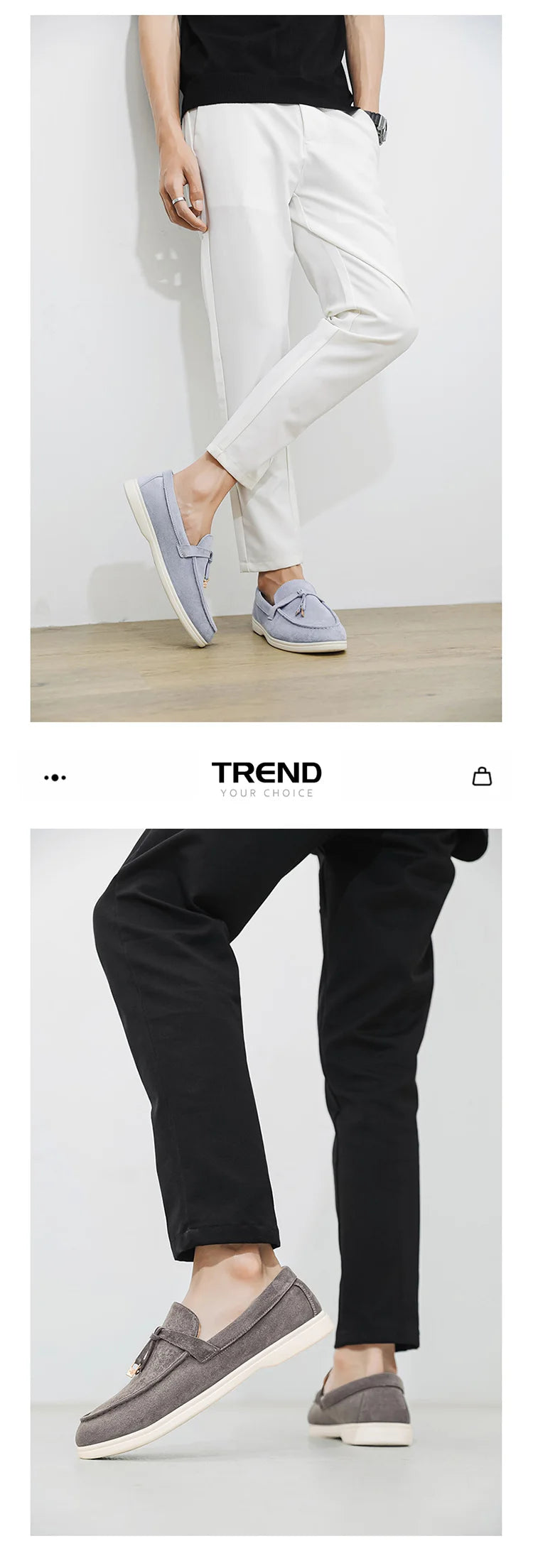 Summer Beige Moccasins For Men Comfortable Suede Casual Designer Men's Shoes Lightweight Slip-on Men Loafers zapatos para hombre - Clikcy