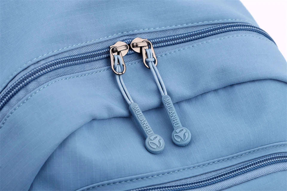 Waterproof Nylon Back Pack Women Multi Pockets Backpacks for Student Daypack Big School Bag Ladies Large Capacity Travel Bag