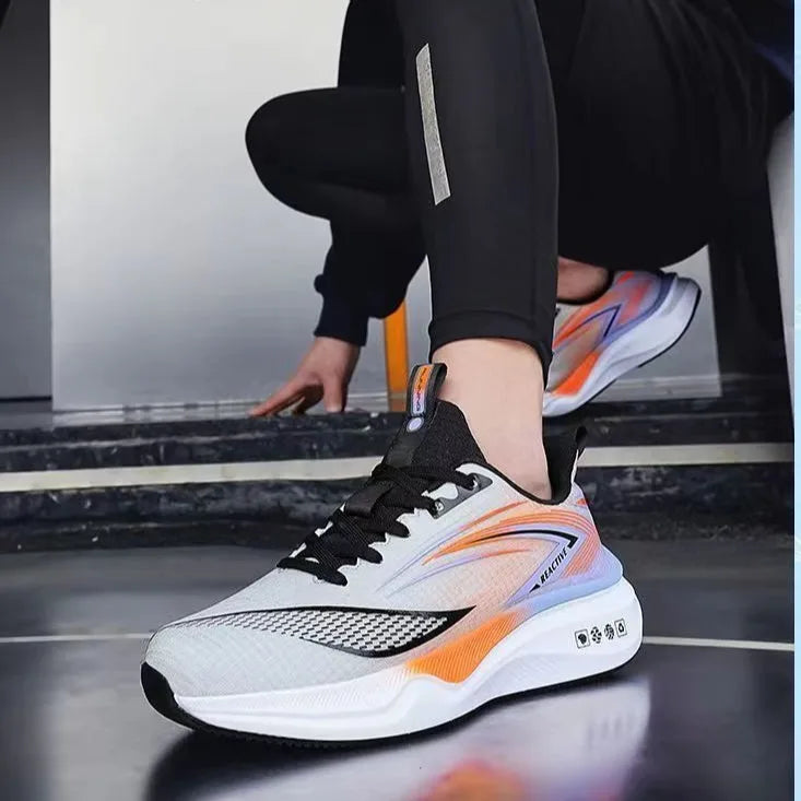 Men's Sports Shoes Men's Soft-soled Running Shoes Mens Trendy, Comfortable and Casual Shoe Mens Mesh Breathable Sports Shoe - Clikcy