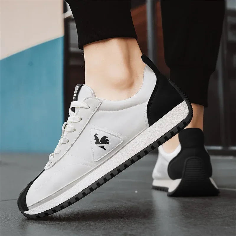 Official-website 2025 Men's Casual Sneakers Summer Comfortable Breathable Lace-up Running Shoes Men's Outdoor Soft-soled Shoes - Clikcy