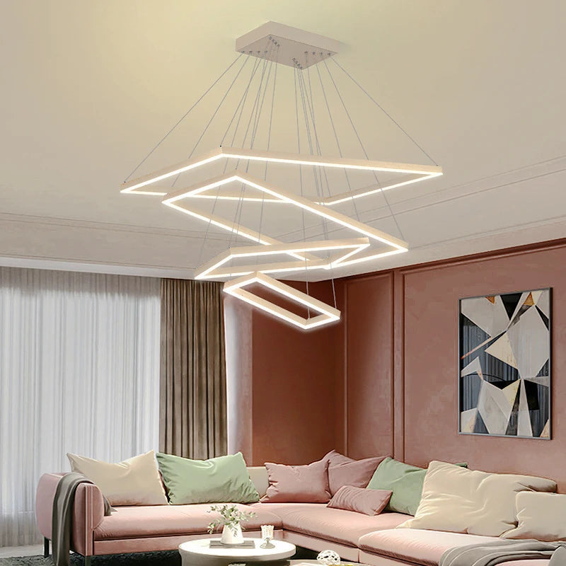 Living room pendant lamp 2024 new simple modern atmosphere hall main lamp Nordic creative designer restaurant lamp - Clikcy