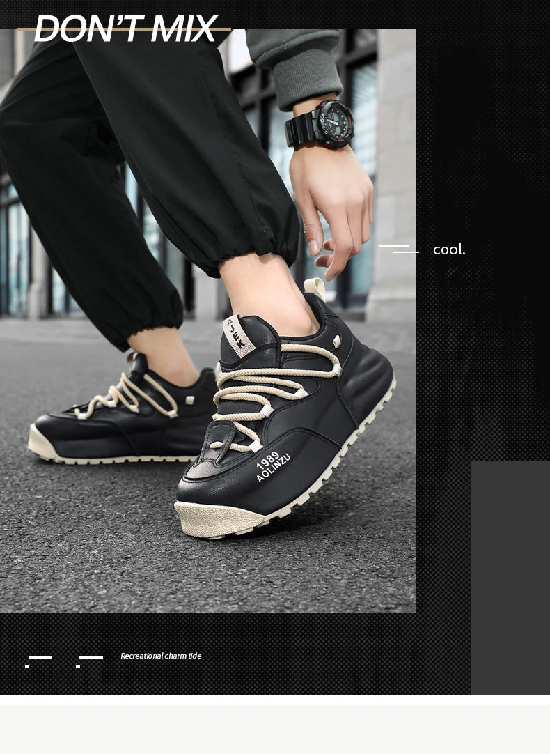 Hot Men's Bag-soled  Trendy Casual Shoes, 45 46 47 48 Size