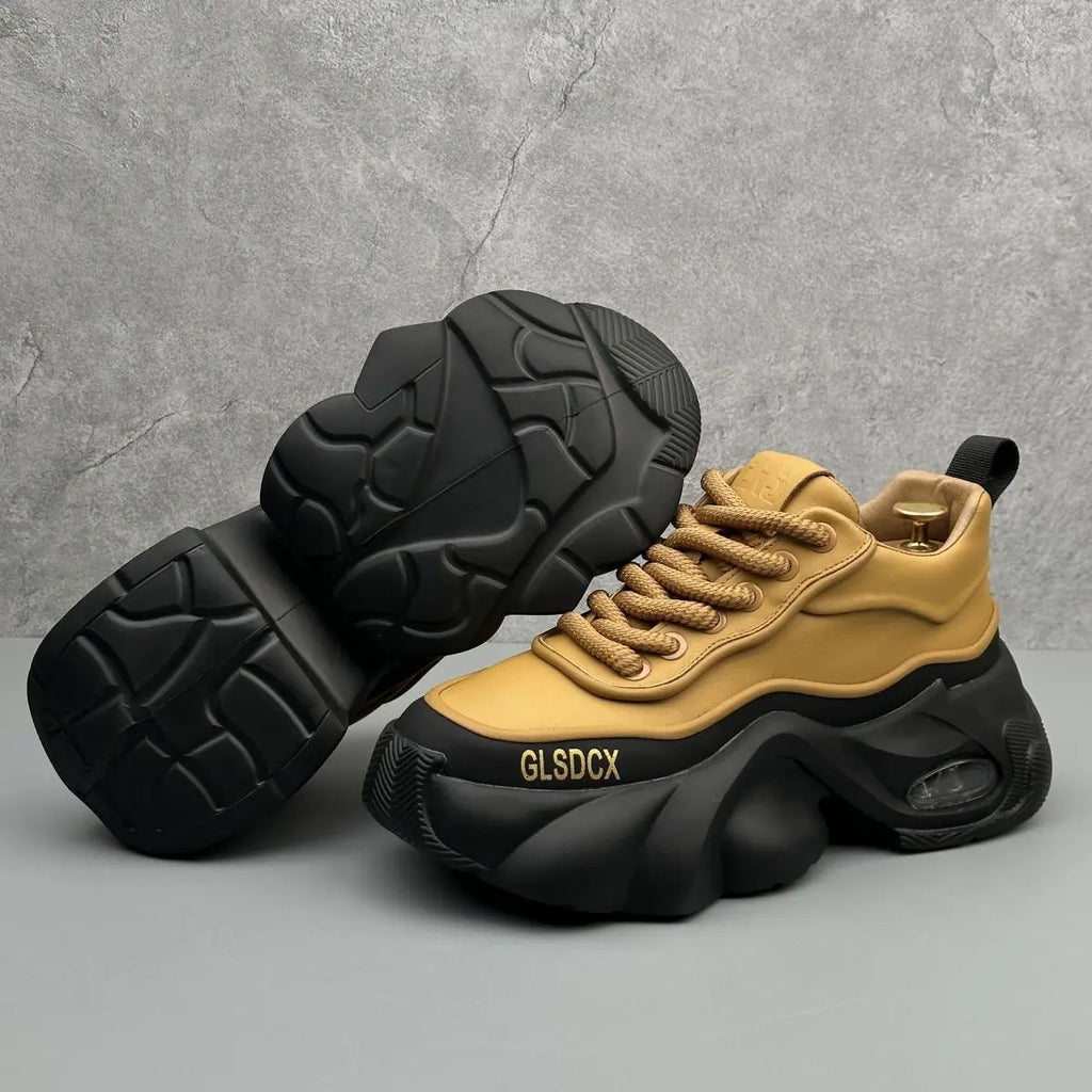 Designer Style Men Shoes Autumn Winter Comfortable Men's Thick Platform Sneakers Fashion Casual Shoes Sports Trainers Tenis2025 - Clikcy