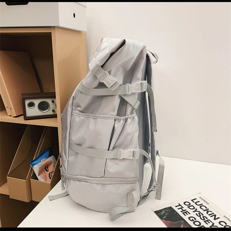 High Street Backpack for Men Women New Streetwear Bags Fashion Backpack Outdoor Leisure Unisex Couple Large Capacity Backpacks - Clikcy