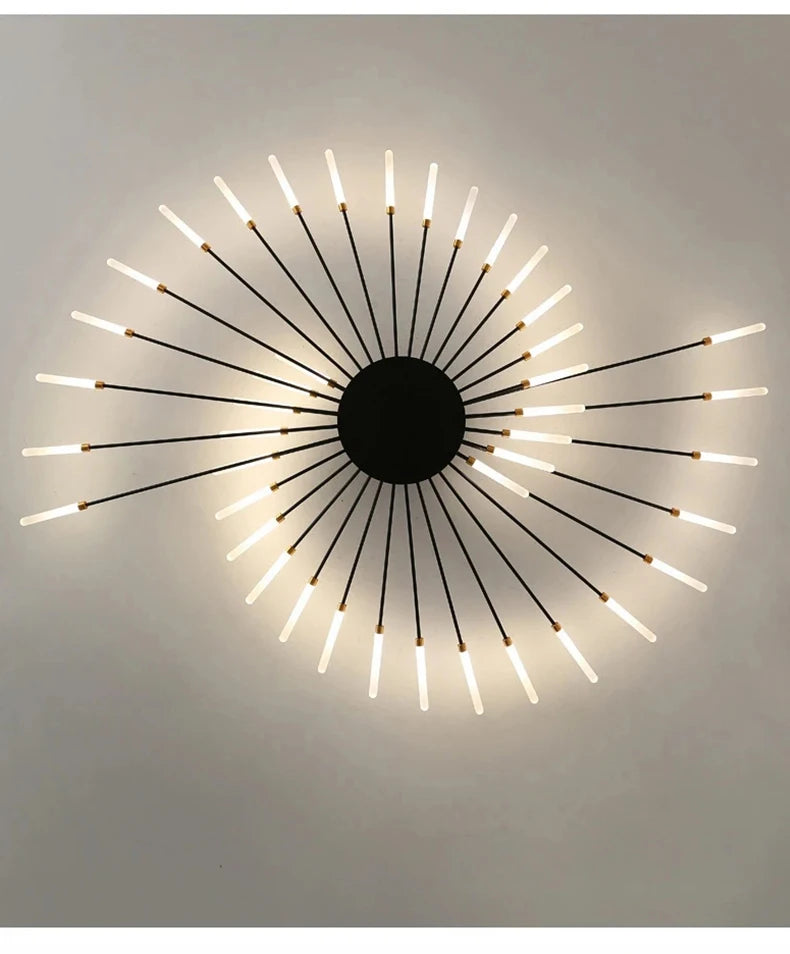 Modern Creativity Fireworks Led Ceiling Lights Living Dining Room Ceiling Chandeliers Lighting Bedroom Luster Lamps Luminaire - Clikcy