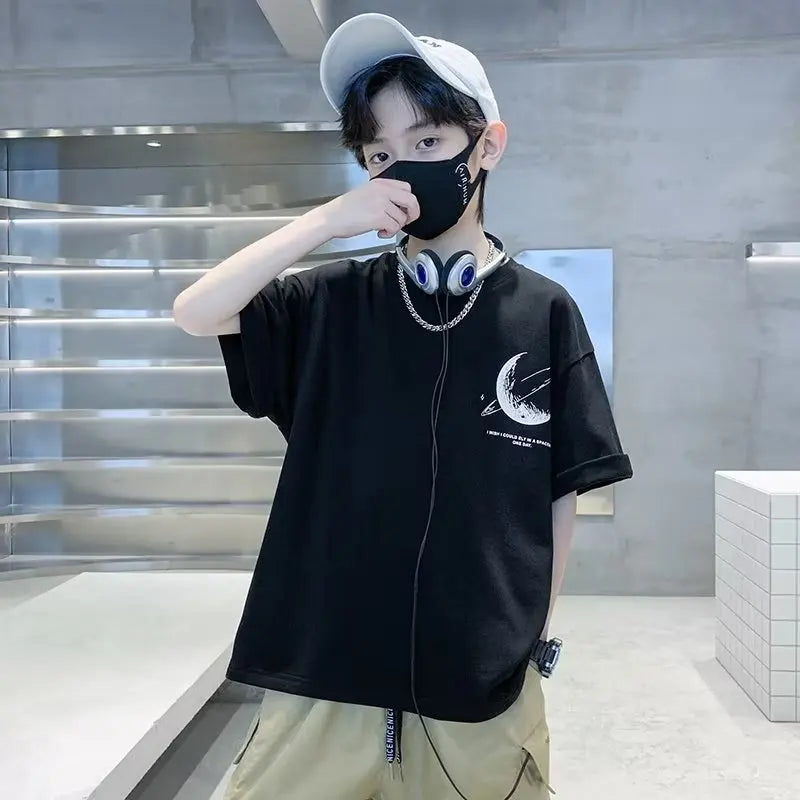 Kids Clothes Clothing For Boys T Shirts Boy Child Tee Shirt Children's T-shirts Summer  Short T-shirt Tops - Clikcy