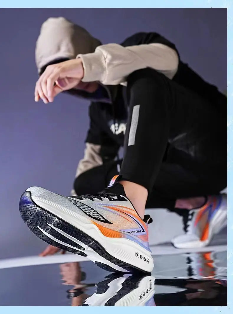 Men's Sports Shoes Men's Soft-soled Running Shoes Mens Trendy, Comfortable and Casual Shoe Mens Mesh Breathable Sports Shoe - Clikcy