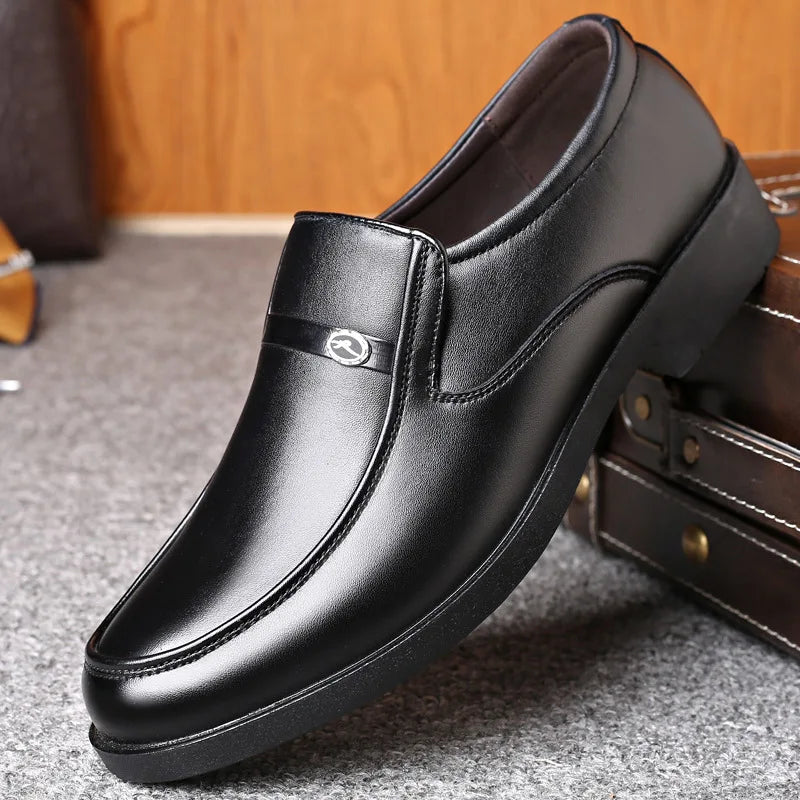 spring autumn New men's business shoes Men's Formal Skin Shoes Casual  fashion Men sneakers Social Elegant trend flat Zapatos - Clikcy