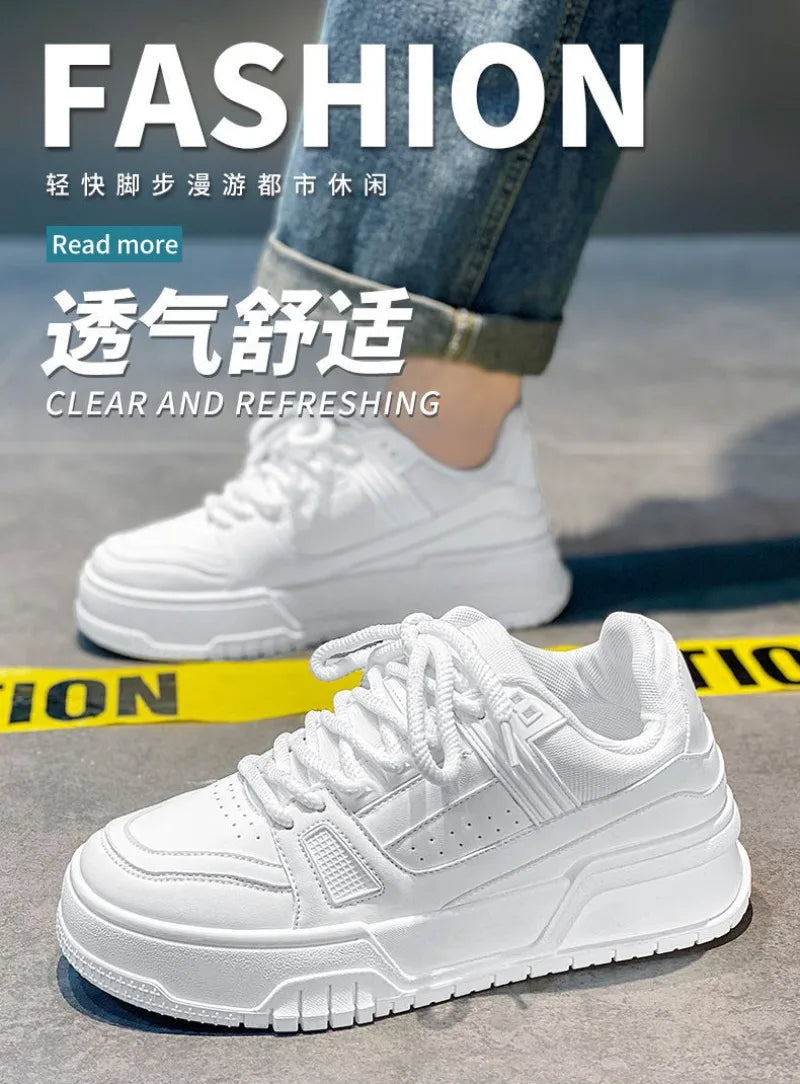Autumn Youth Men Skateboard Shoes Fashion Versatile Comfortable Platform Casual Sports Shoes Man Vulcanized Shoe Tenis Masculino