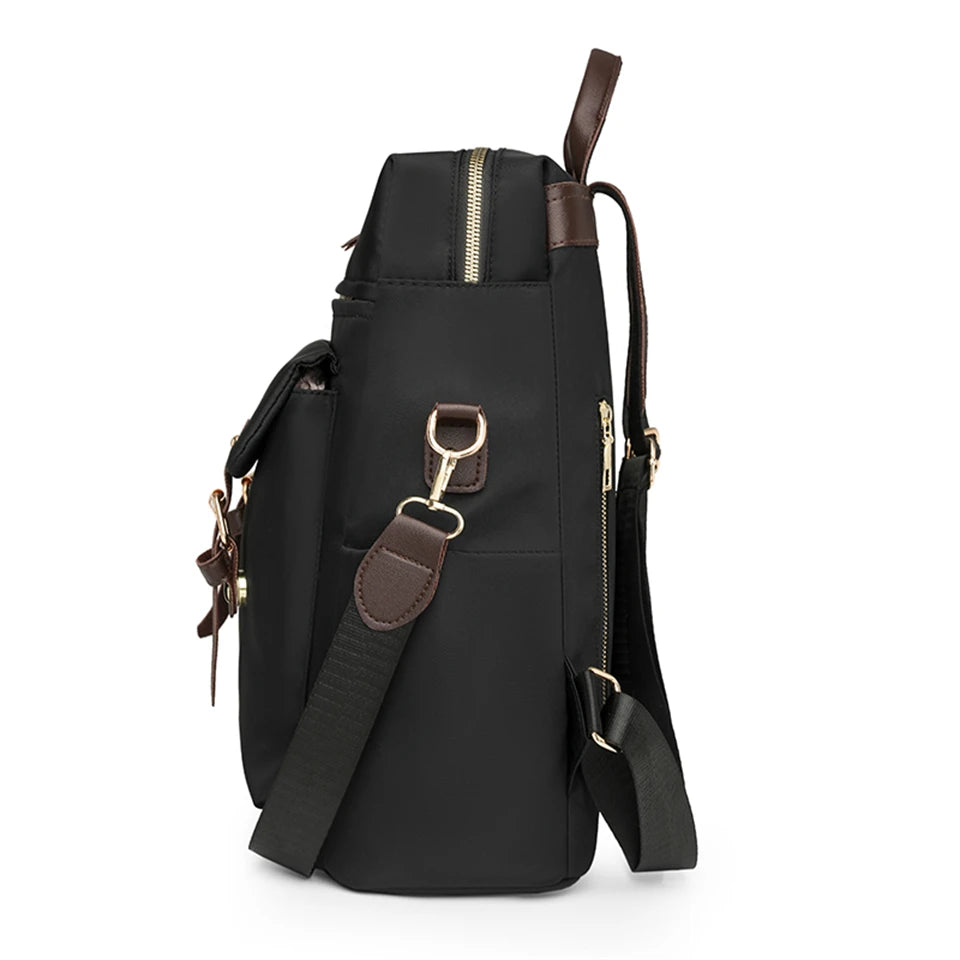 Casual Back Pack Women Lightweight Nylon Backpack Waterproof College Daypack High Capacity School Bag for Girls Travel Bags - Clikcy