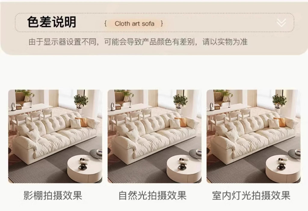 Nordic Modern Living Room Sofa Luxury Designer Fluffy Loveseat Lazy Sofa Lounge Cloud Divano Da Soggiorno Furniture Home