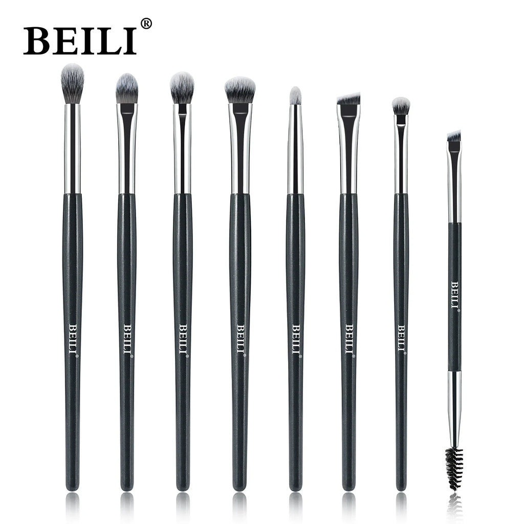 BEILI Professional Makeup Brushes 9/15/30Pcs for Foundation Contour Eyeshadow Blending Synthetic Hair Cosmetics Brush Set - Clikcy