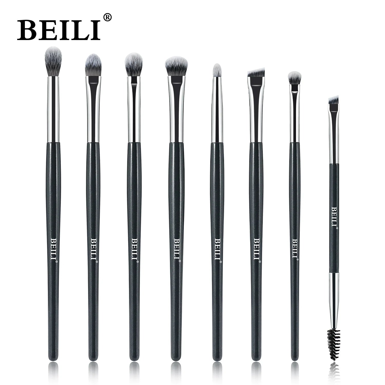 BEILI Professional Makeup Brushes 9/15/30Pcs for Foundation Contour Eyeshadow Blending Synthetic Hair Cosmetics Brush Set - Clikcy