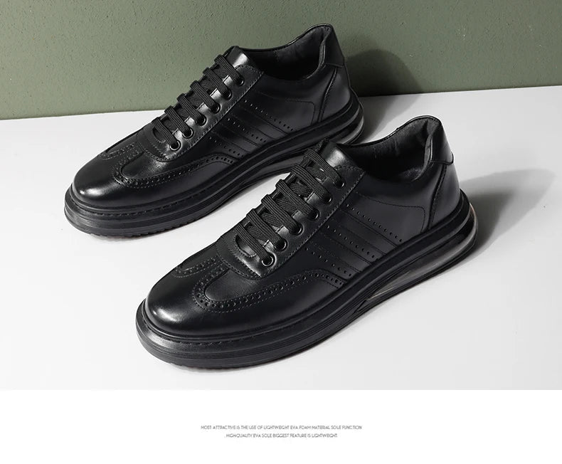 XIMO BULL Autumn Men's Casual Leather Shoes, Quality Men's Casual Sports Shoes, Business Outdoor Shoes, Men's Driving Work Shoes