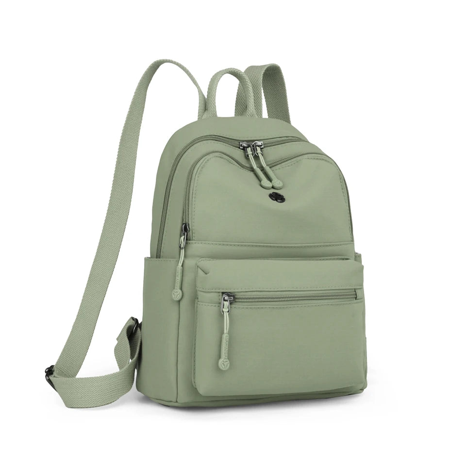 Casual Multi Pockets Backpacks for Women Waterproof Nylon Daypack Women Lightweight Back Pack Ladies Large Capacity Travel Bags - Clikcy