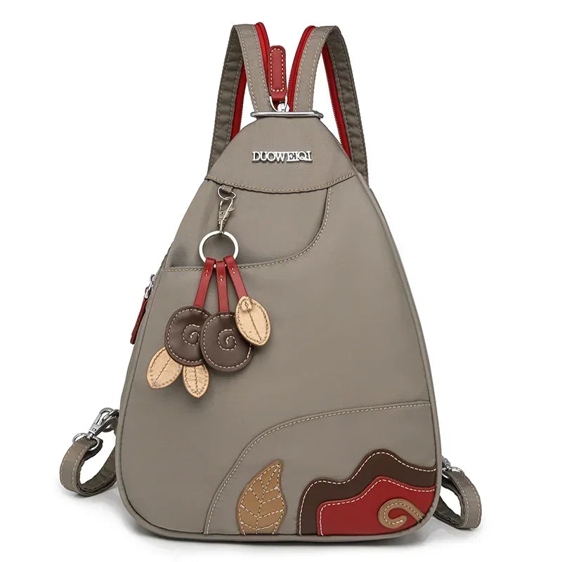 Casual Solid Nylon Designer Style Backpacks for Women 2025 High Quality Simple Versatile Commute Hot Trendy Sweet School Bags