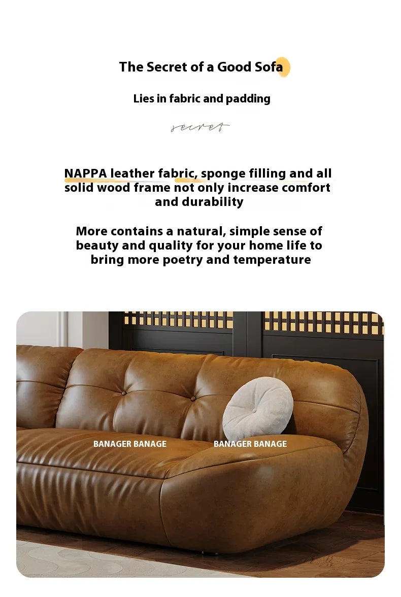 Leather Living Room Sofas Modern European Luxury Design Sofa Living Room Sectional Sofa Sala De Estar De Luxo Room Decor - Clikcy