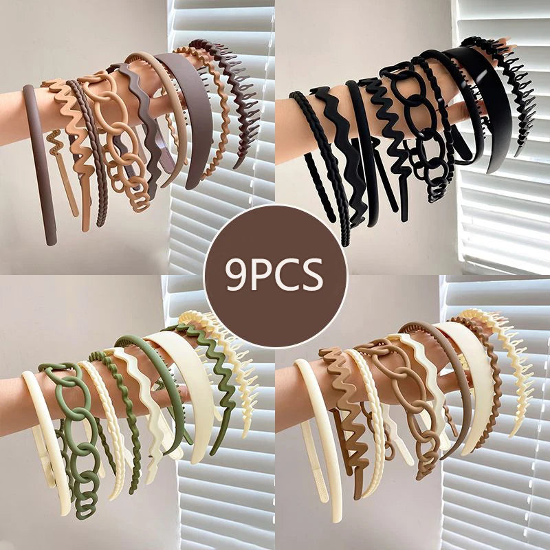 Fashion Headband Women Men Hair Bands Set Girls HairBand Hair Hoop Head band Hair Accessories Headwear Headdress Gift For Hair - Clikcy