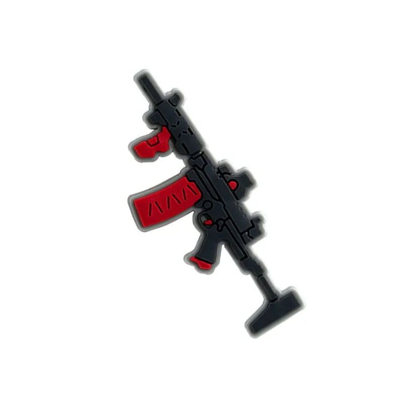 1pcs PVC Trend Style Shoe Charms Gamepad Gun Car for Men Boys Shoe Decorations Accessories Garden Sandals - Clikcy