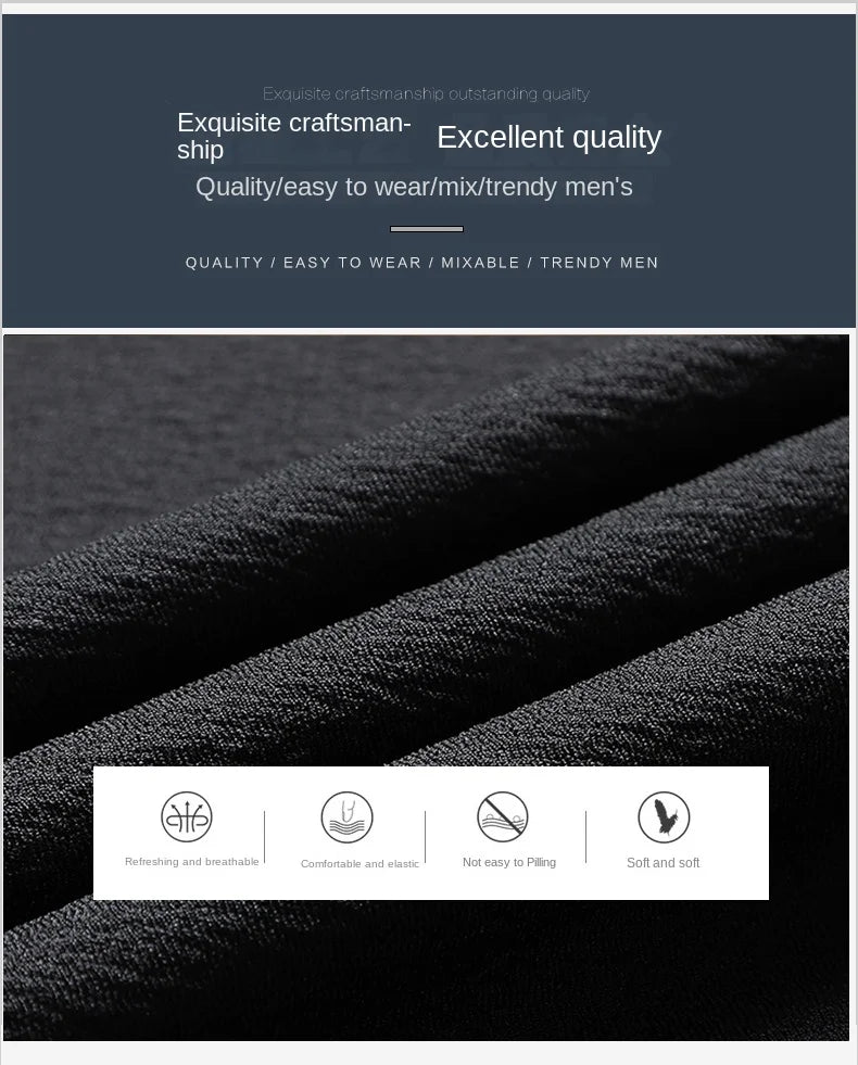 Summer new men's round neck quick drying casual sports fitness breathable short sleeved+shorts set two-piece set - Clikcy