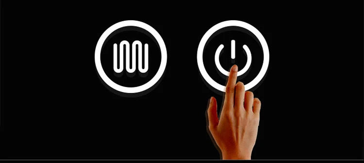 40/50/60CM Round Smart Hotel Bedroom Defogging Decorative Mirror LED Bathroom Mirror 3 Color Adjustable Backlight With - Clikcy