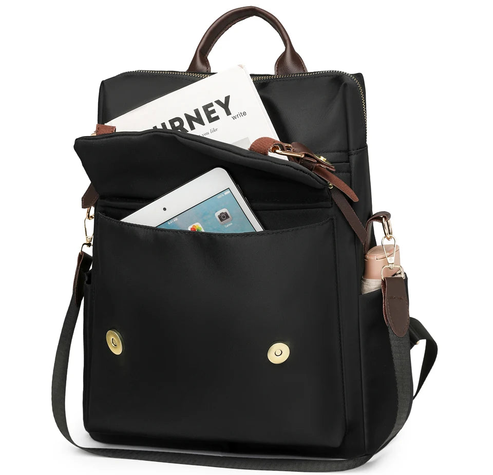 Casual Back Pack Women Lightweight Nylon Backpack Waterproof College Daypack High Capacity School Bag for Girls Travel Bags - Clikcy