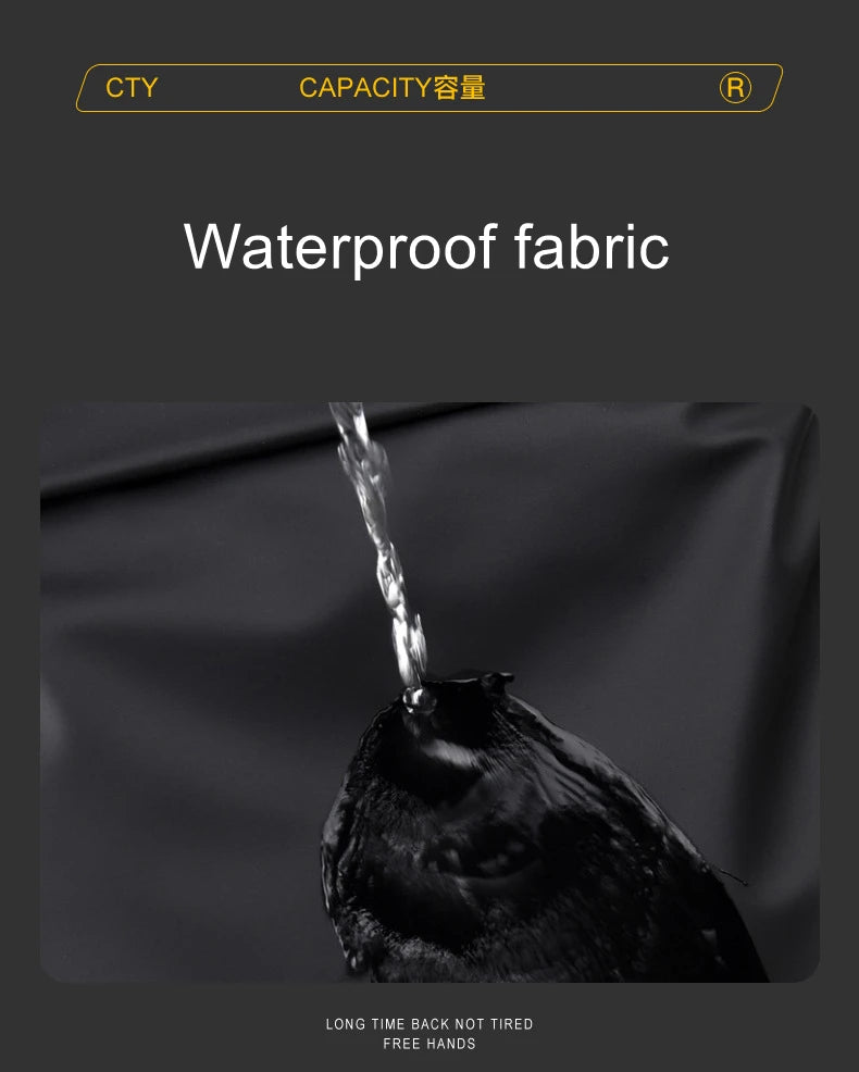 Fashion Backpacks for Men 35L High Capacity Waterproof Travel College Backpack for Men Trendy Women Laptop School Travel Bags - Clikcy