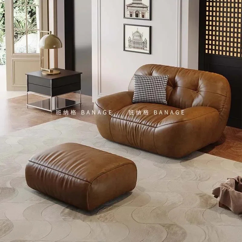 Leather Living Room Sofas Modern European Luxury Design Sofa Living Room Sectional Sofa Sala De Estar De Luxo Room Decor - Clikcy