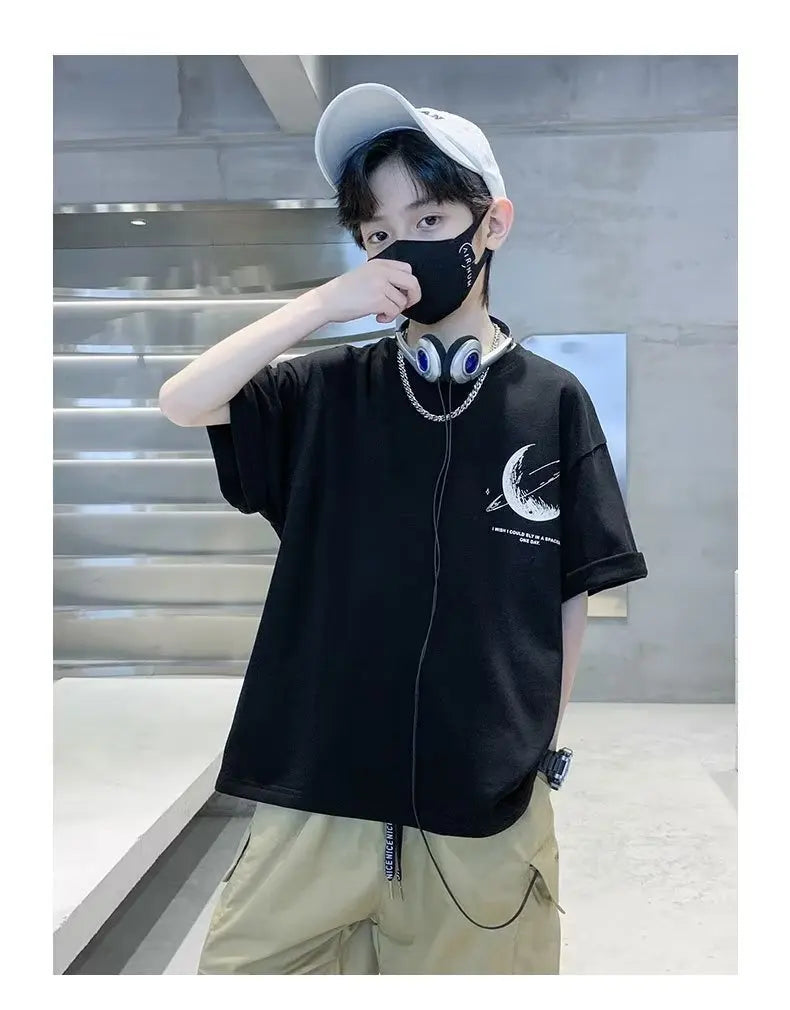 Kids Clothes Clothing For Boys T Shirts Boy Child Tee Shirt Children's T-shirts Summer  Short T-shirt Tops - Clikcy