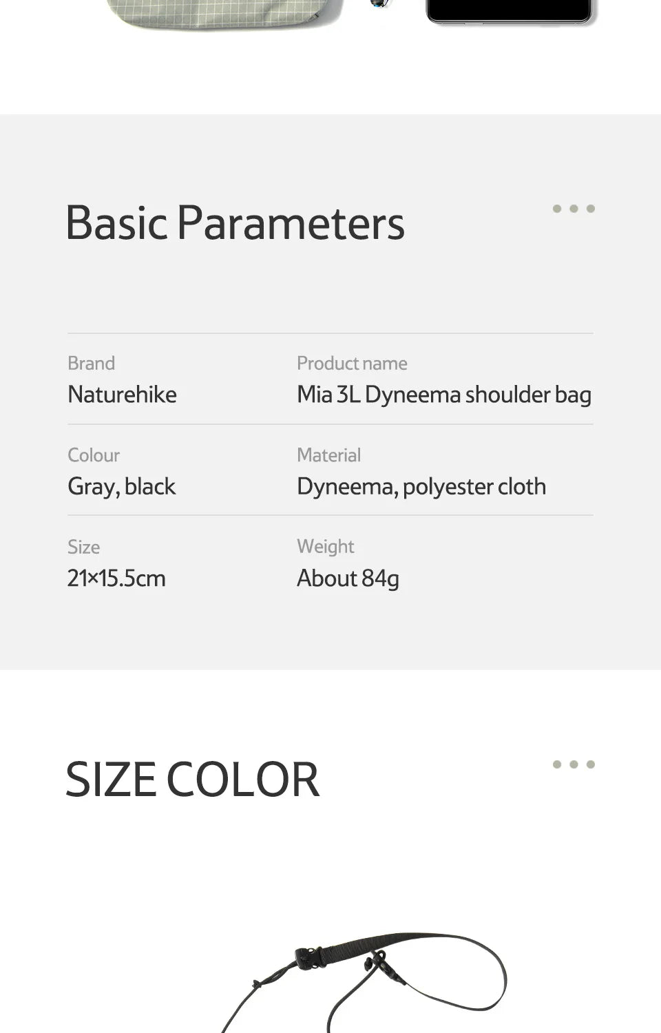 Naturehike ZT-12 3L Portable Chest Pack Casual Shoulder Satchel Small Travel Mini Large Capacity Outdoor Cycling Crossbody Bag - Clikcy