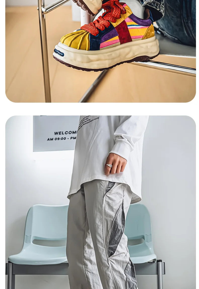 Shoes men Sneakers Male casual Mens Shoes tenis Luxury shoes Trainer Race Breathable Shoes fashion loafers running Shoes for men - Clikcy