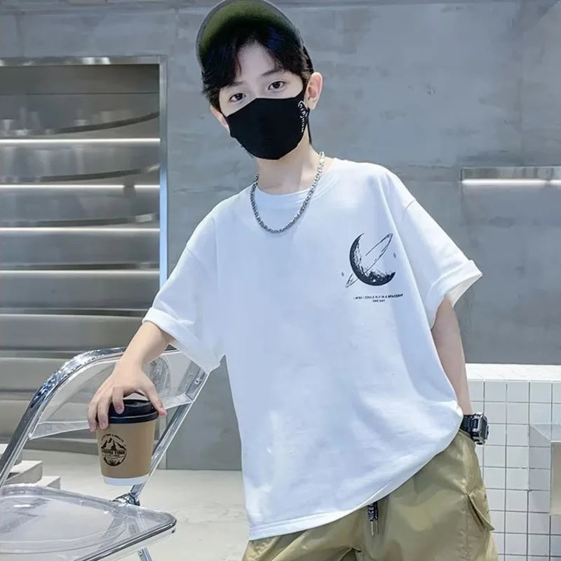 Kids Clothes Clothing For Boys T Shirts Boy Child Tee Shirt Children's T-shirts Summer  Short T-shirt Tops - Clikcy