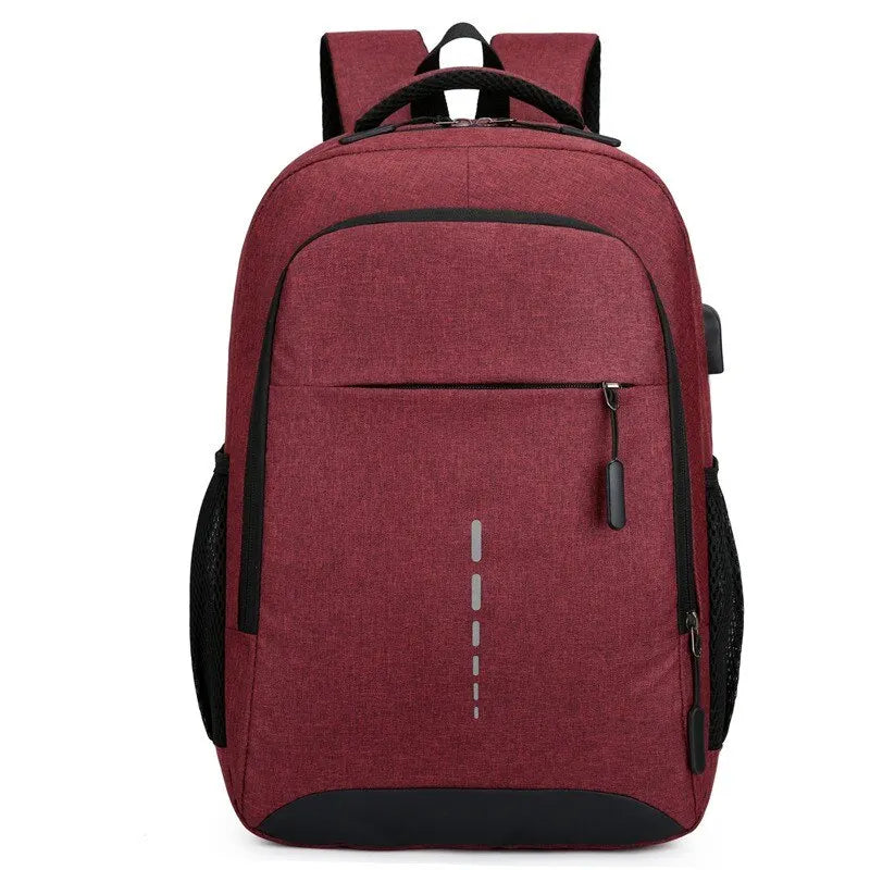 Mens BackPack LargeCapacity Simple Fashion Travel Female Student ComputerBag - Clikcy