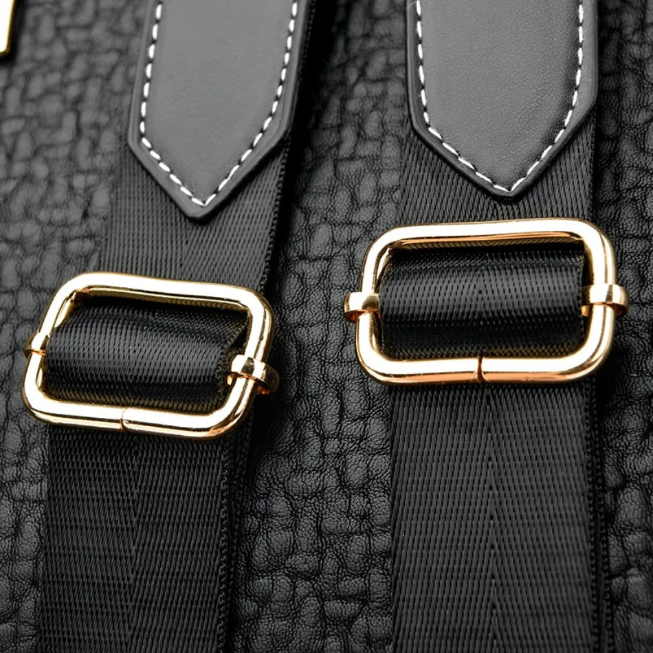 New Luxury Design Leather Women Backpack Casual School Bag for Teenager Girls Travel Back Pack Ladies Bagpack Mochilas Sac A Dos - Clikcy