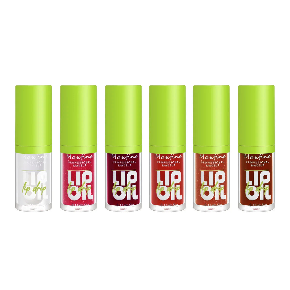Lip Gloss Waterproof Long-term Moisturizing Non-stick Cup Non-fading Liquid Green Packaging Lip Gloss Cosmetics - Clikcy