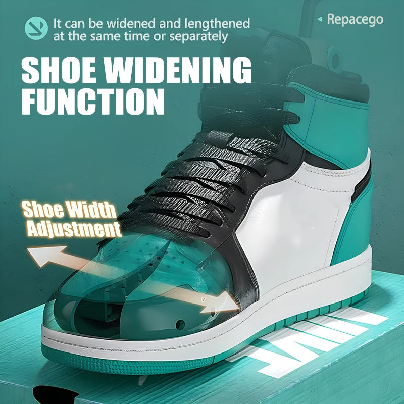 Repacego 2Pcs Shoe Stretcher Shoe Trees Universal Unisex Women Men Adjustable Length Width high top Expander Extender Keeper - Clikcy