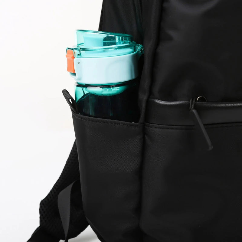 1 14 Inch Large Capacity Leisure Schoolbag Sports Simple Men And Women Universal Computer Backpack With Pendant - Clikcy