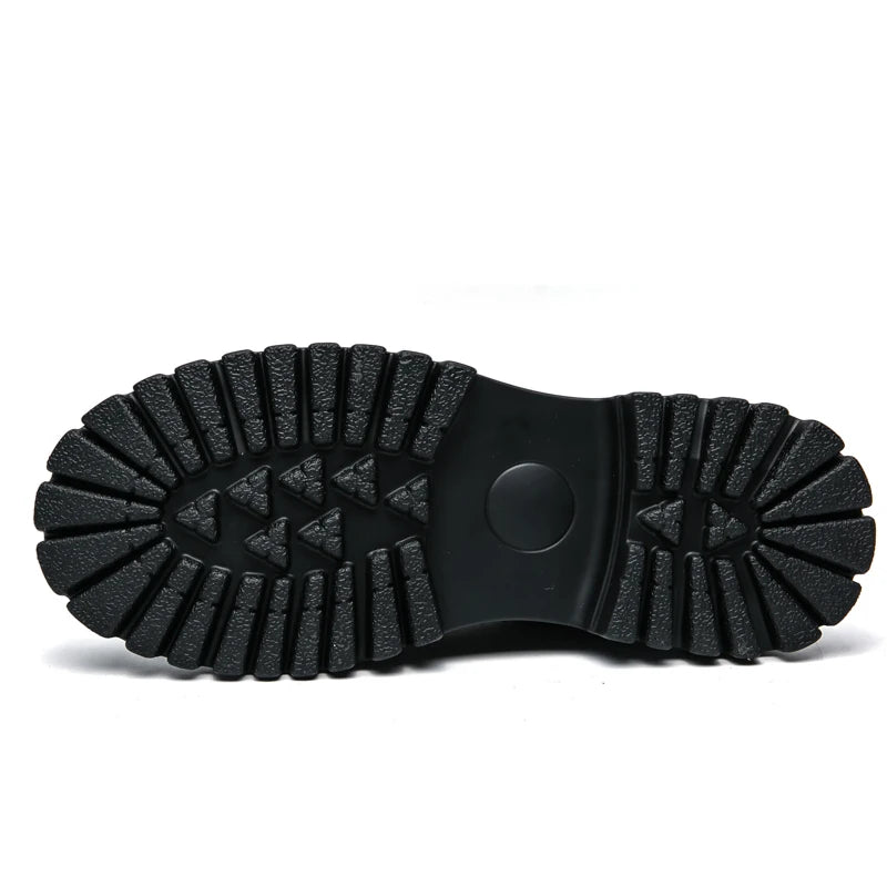 Men Casual Office Business Formal Oxford Thick Bottom Dress Shoes Men Gentleman Outdoor Patent Leather Wedding Shoes Fashion