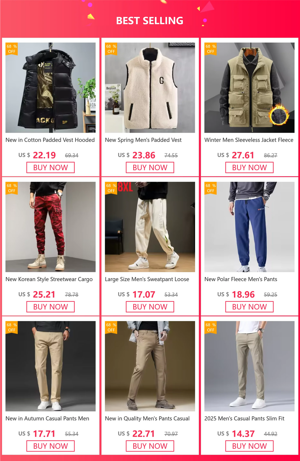 100% Cotton Men's Cargo Pants Straight Fit Loose Work Trouser Male Spring Summer High Waist Big Size Large Plus Elastic Pocket - Clikcy