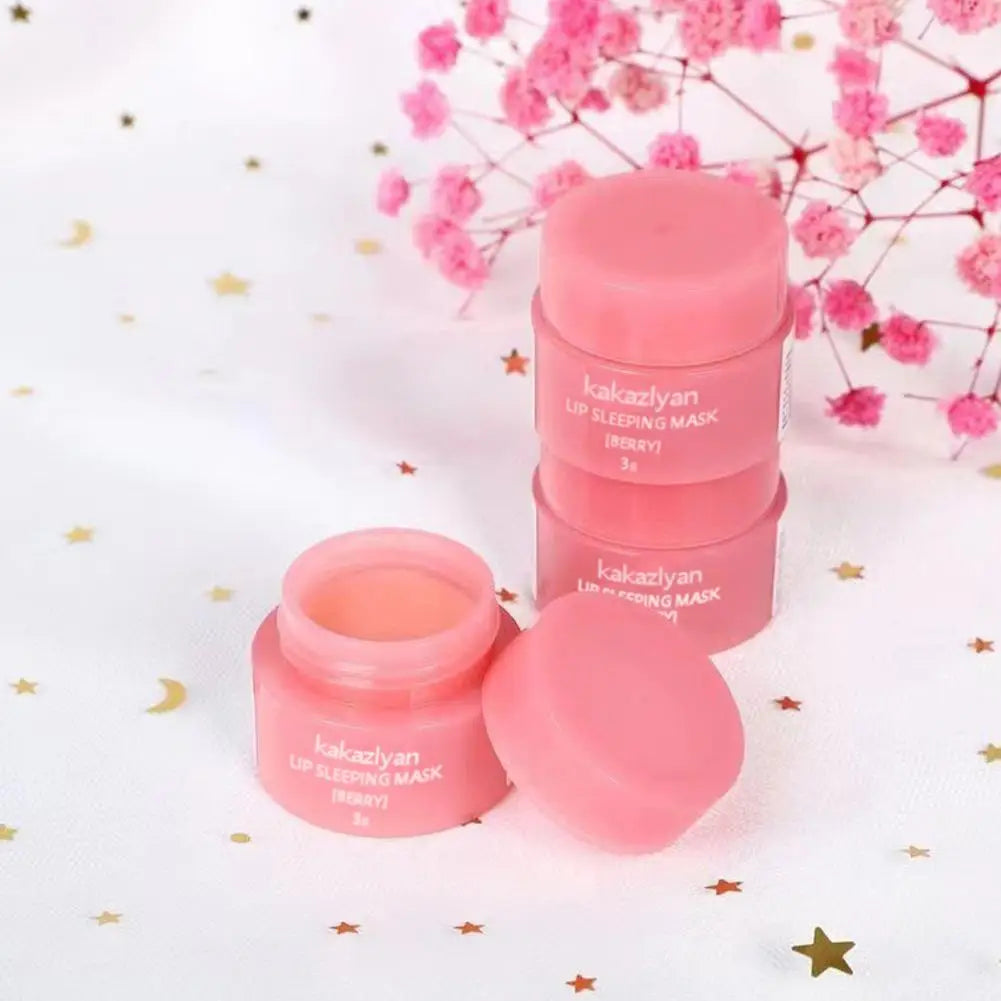 3g South Korea Lip Sleep Mask Night Sleep Maintenance Moisturizing Lip Gloss Bleach Cream Nourishing Lip Care Lip Balm - Clikcy