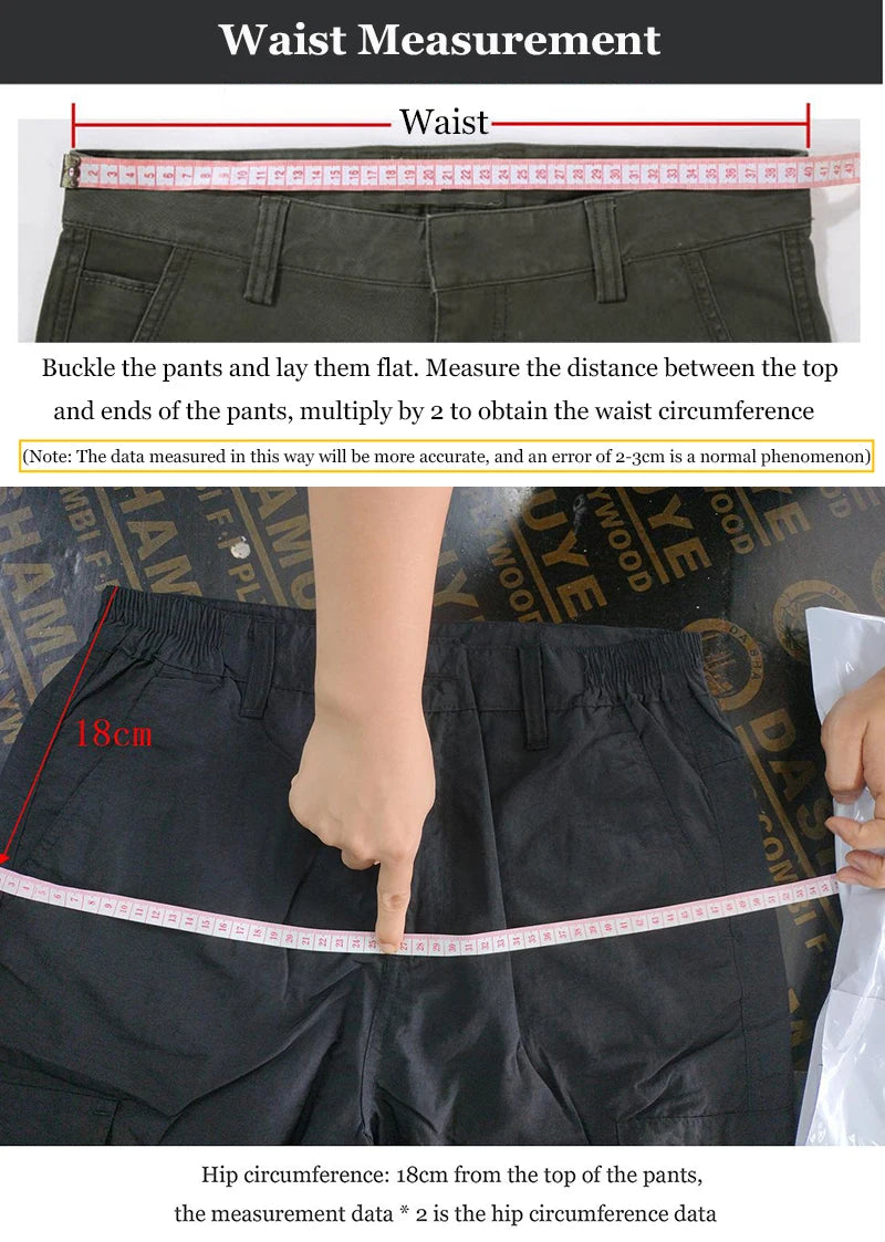 Wear-Resistant Outdoor Tactical Pants Mens Casual Cargo Trousers New Multi-pocket Waterproof Pant Work Hiking Training Trousers - Clikcy