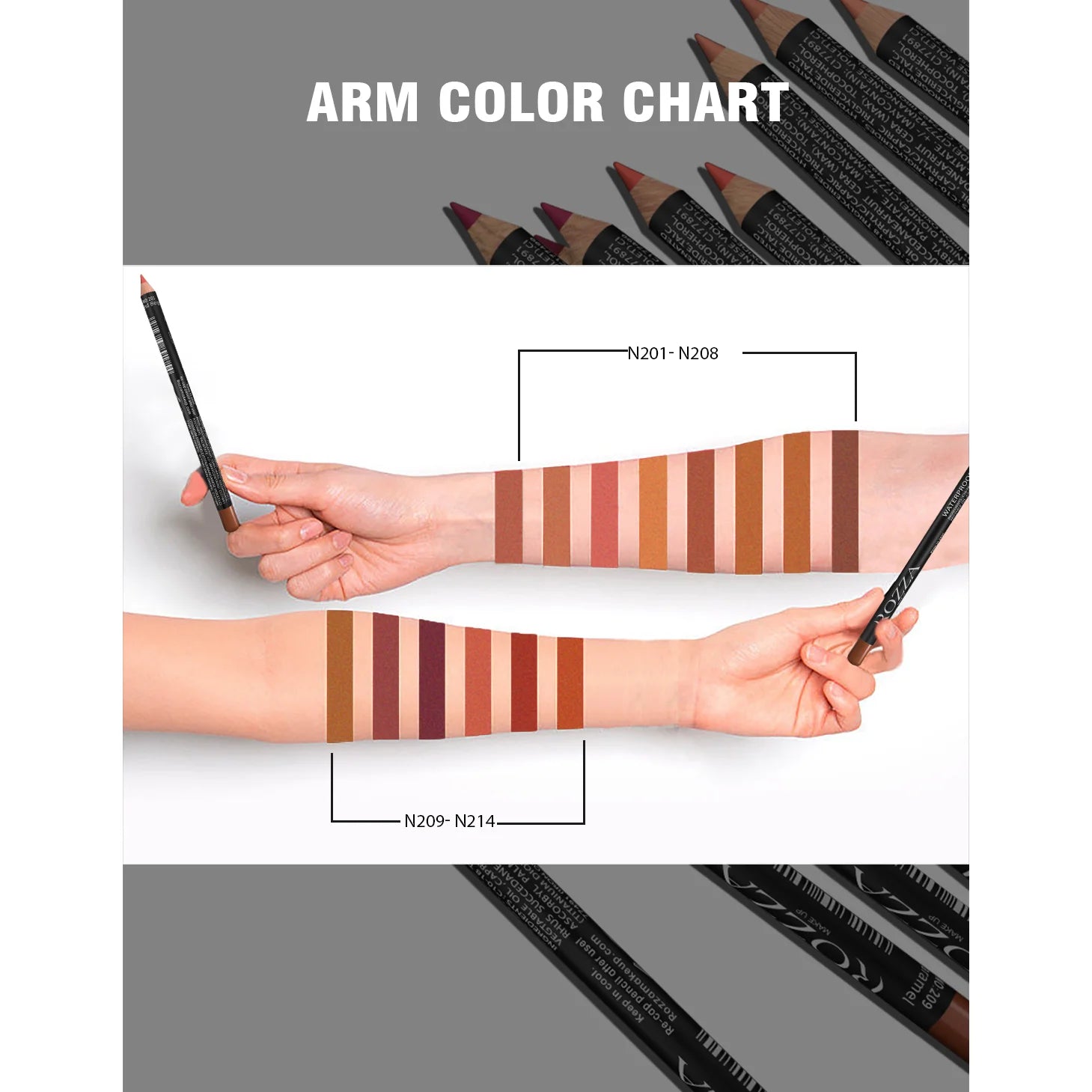 14 Color Nude Matte Lipstick Pencil Long-lasting Waterproof Lip Pencil High Pigmented Lip Liner Lip Makeup Tool - Clikcy