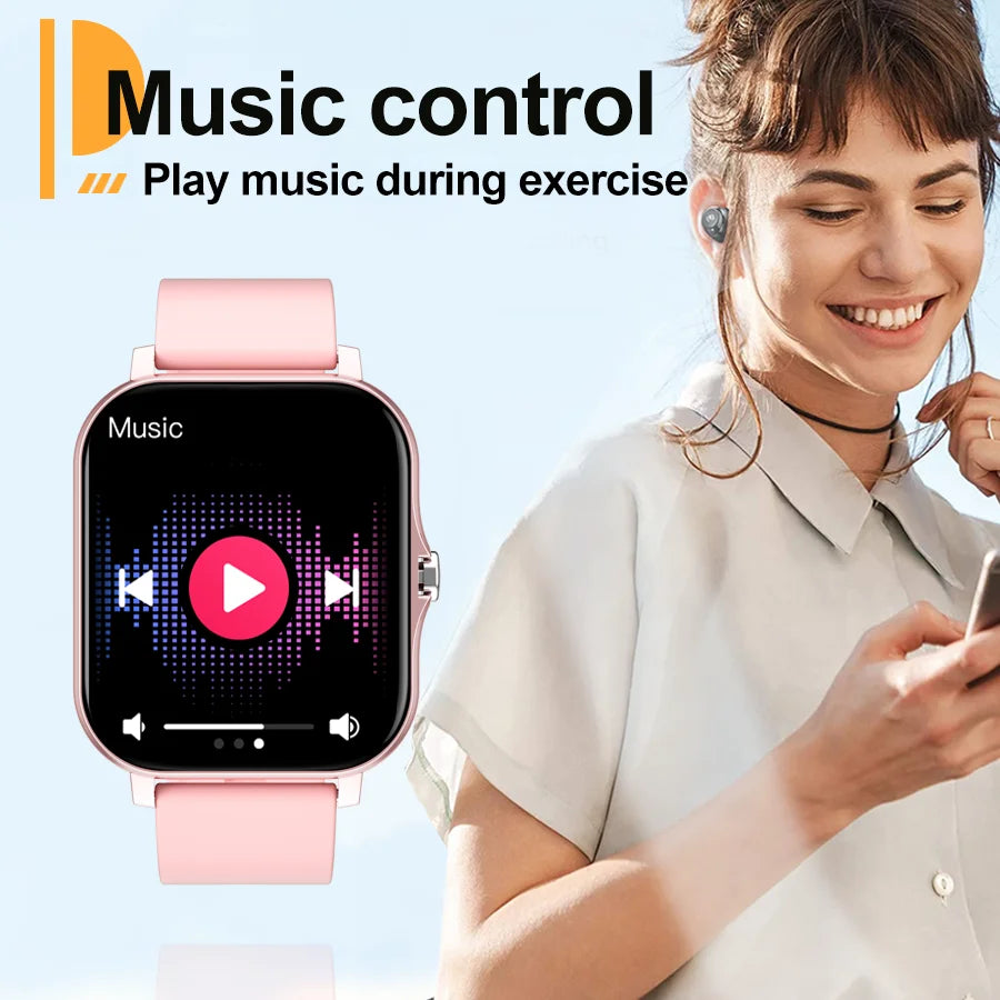 Children's boy and girl smartwatches, Music players, pedometers, High-definition touch screens, Puzzle games, Wireless calling - Clikcy