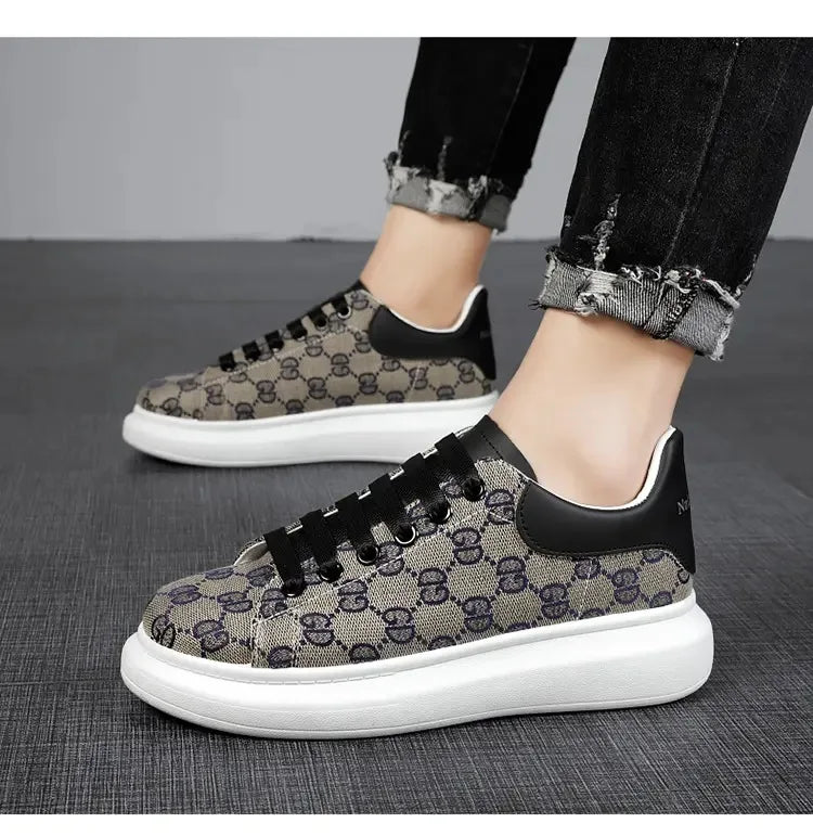 Canvas shoes, spring new men's shoes, student flat casual board shoes, trendy and versatile men's shoes, men's shoes - Clikcy