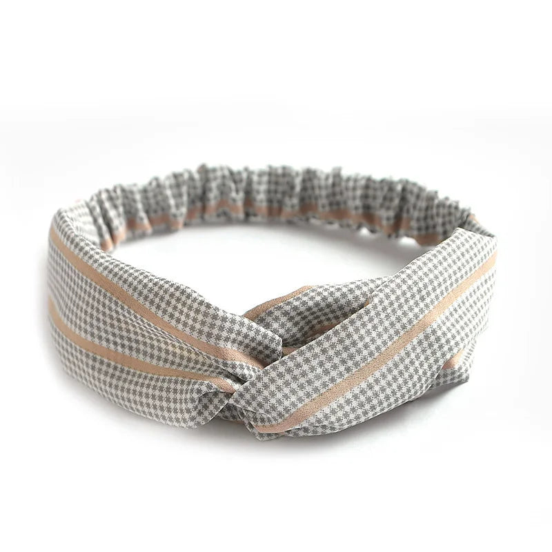 2024 Fashion Women Girls Bohemian Hair Bands Print Headbands Vintage Cross Turban Bandage Bandanas HairBands Hair Accessories - Clikcy