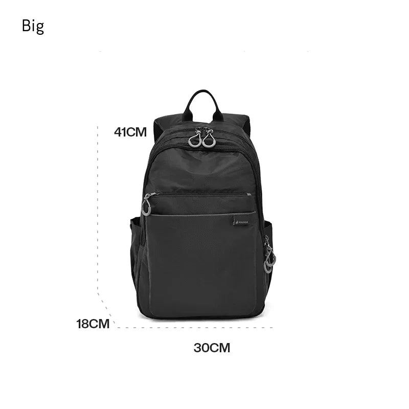Fouvor Waterproof Women's Backpack Large Capacity Sports Canvas Laptop Backpacks Travel Fashion Nylon Student School Bag 2802-02 - Clikcy