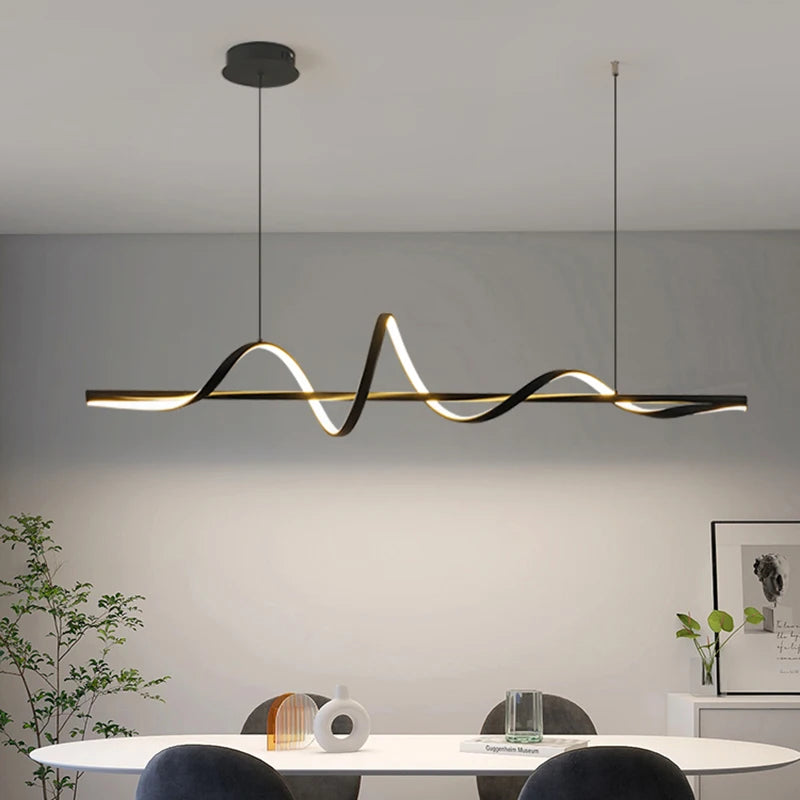 Modern LED Pendant Lights Dining Table Ceiling Chandelier Home Decoration Living Room Hanging Lamps Kitchen Bar Lusters Fixtures - Clikcy