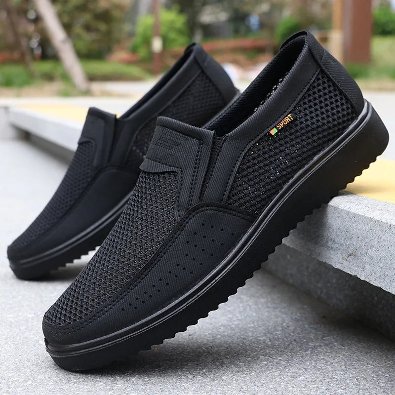 Comfortable Men Casual Shoes Breathable Mesh Summer Men Shoes New Non-slip Lightweight Shoes for Men 2024 - Clikcy