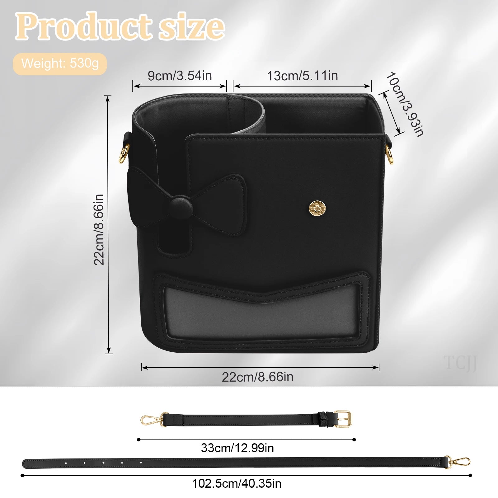 Outdoor Water Bottle Crossbody Bag With Pocket for Stanley Cup 40 oz Tumbler Leather Water Cup Holder With Strap for Women Gifts - Clikcy