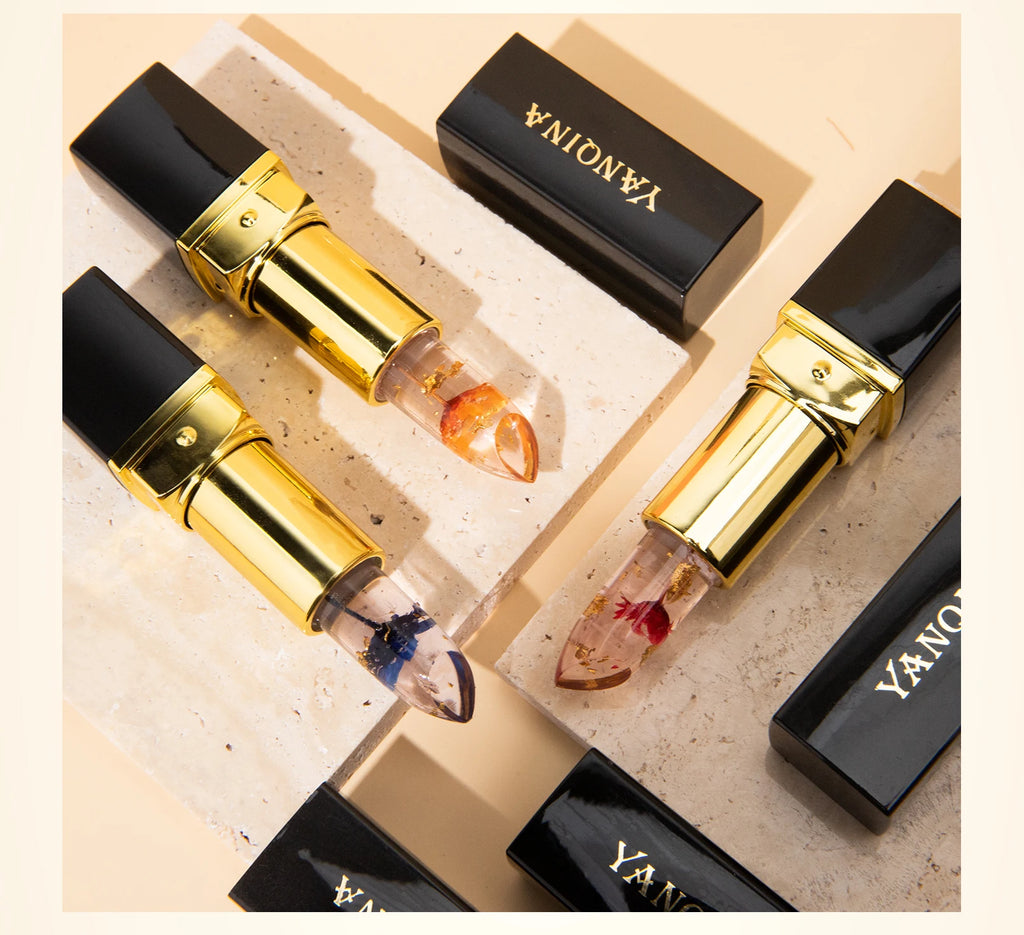 1PC Color Changing Lipstick Long Lasting  Jelly Lipsticks Lip Balm Moisturizing Makeup Lip Plumper Lip Tint Cosmetics For Women - Clikcy